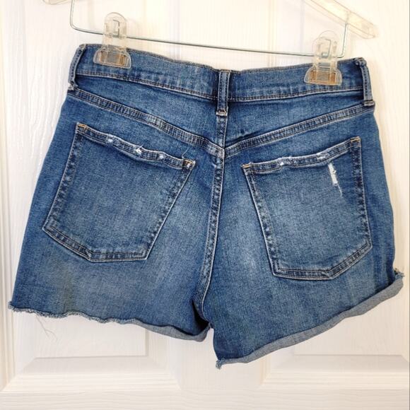 GAP Denim Cutoff Jean Shorts 26 - Picture 2 of 5